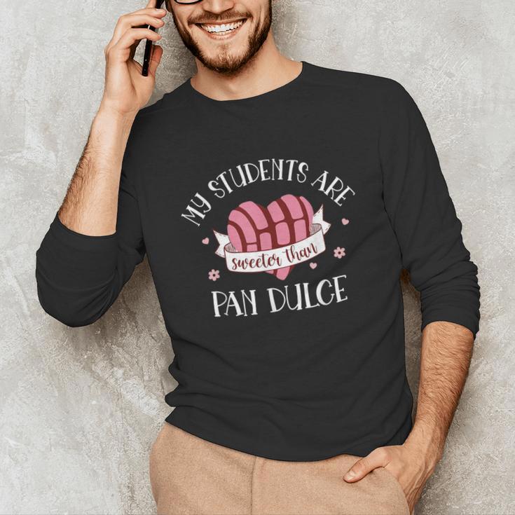 Cute Spanish Teacher Dual Language Bilingual Teacher Men Women Unisex Long Sleeve T-Shirt, funny gift