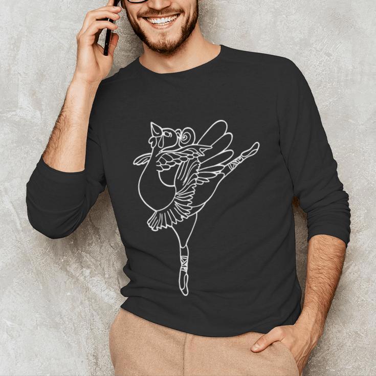 Dancing Turkey Happy Thanksgiving Day Ballet Dance Teacher Unisex Long Sleeve T-Shirt, funny gift Dancing Turkey Happy Thanksgiving Day Ballet Dance Teacher Unisex Long Sleeve T-Shirt, funny gift