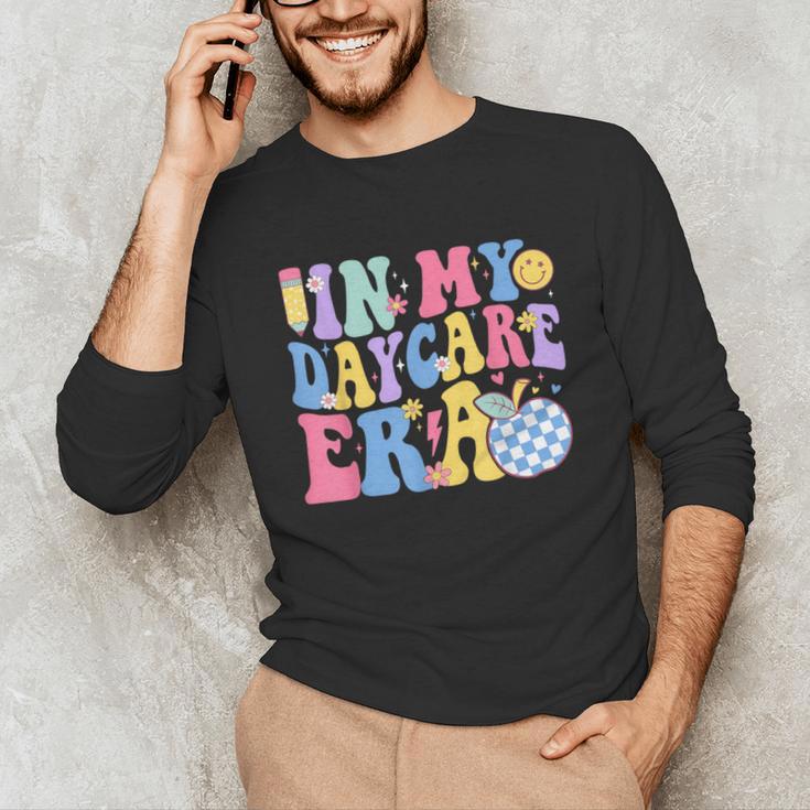 In My Daycare Era Groovy Teacher Daycare First Day Of School Unisex Long Sleeve T-Shirt, funny gift In My Daycare Era Groovy Teacher Daycare First Day Of School Unisex Long Sleeve T-Shirt, funny gift