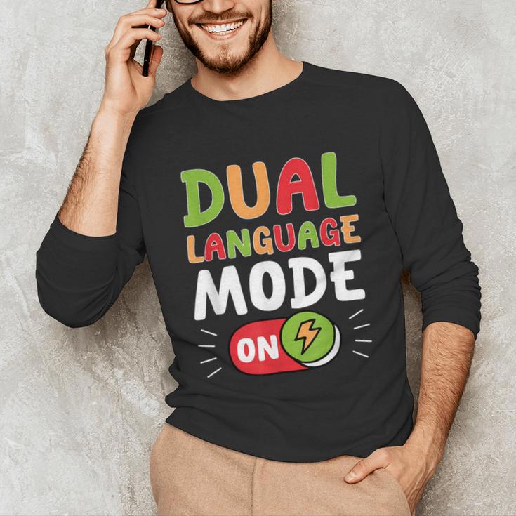 Dual Language Teacher Bilingual Teacher Unisex Long Sleeve T-Shirt, funny gift Dual Language Teacher Bilingual Teacher Unisex Long Sleeve T-Shirt, funny gift