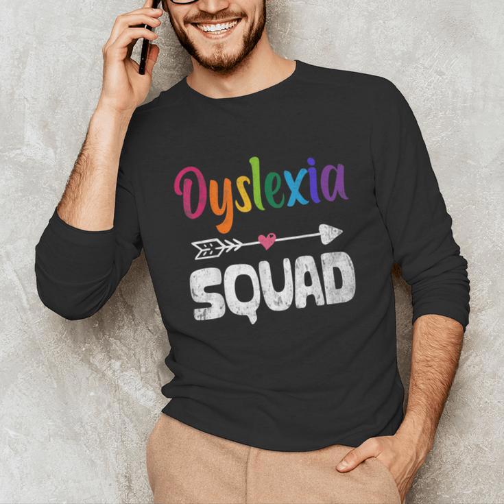 Dyslexia Awareness Month Dyslexia Teacher Therapist Unisex Long Sleeve T-Shirt, funny gift