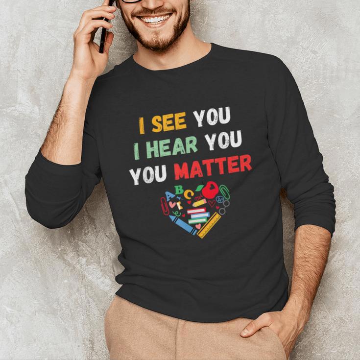 Emotional Intelligence Quote For School Counselor Teacher Unisex Long Sleeve T-Shirt, funny gift