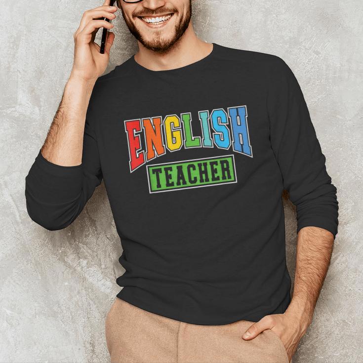 English Teacher Men Women Grammar Class English Teacher Unisex Long Sleeve T-Shirt, funny gift English Teacher Men Women Grammar Class English Teacher Unisex Long Sleeve T-Shirt, funny gift