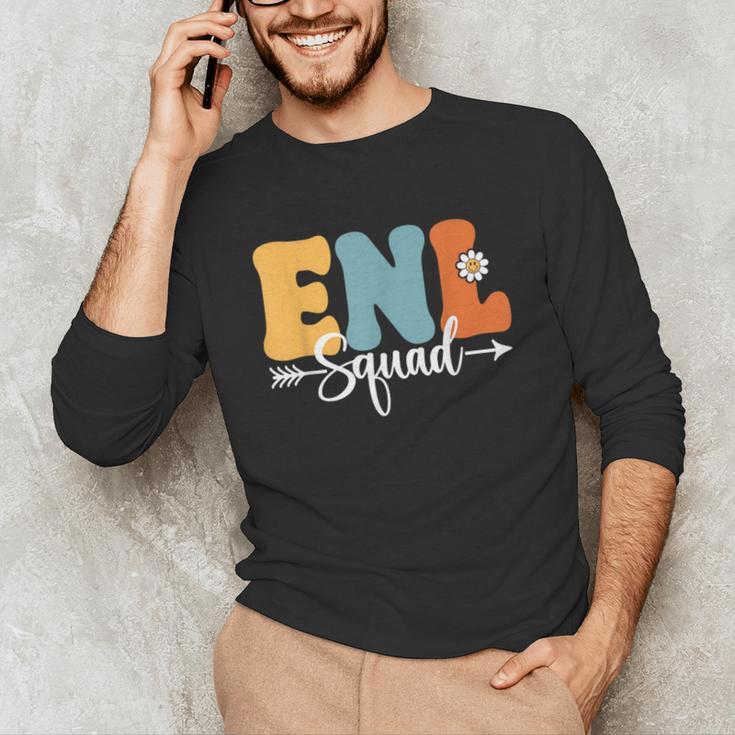 ENL Squad Back To School Teachers Students ENL Crew Men Women Girls Kids Unisex Long Sleeve T-Shirt, funny gift ENL Squad Back To School Teachers Students ENL Crew Men Women Girls Kids Unisex Long Sleeve T-Shirt, funny gift