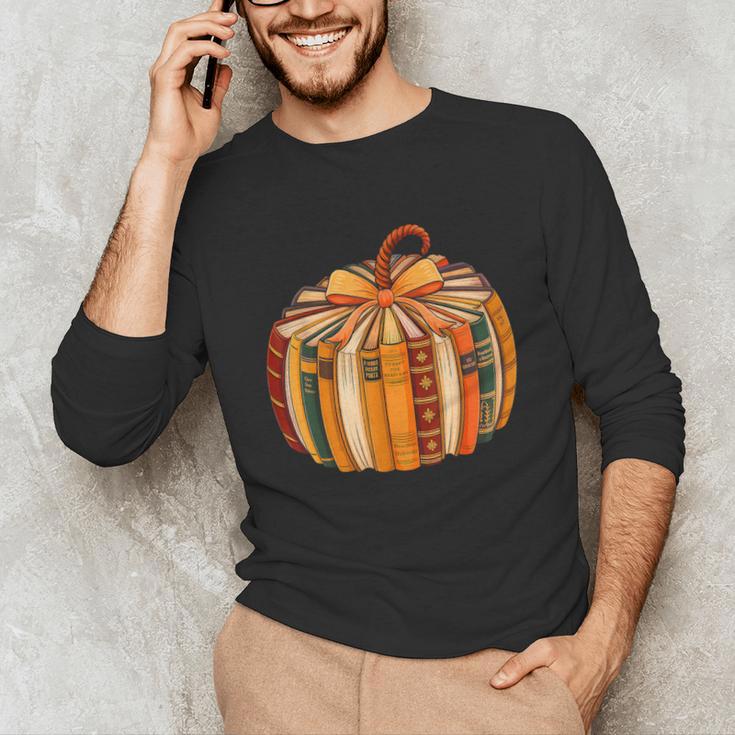 Fall Book Halloween Costume Autumn Pumpkin Teacher Kids Unisex Long Sleeve T-Shirt, funny gift Fall Book Halloween Costume Autumn Pumpkin Teacher Kids Unisex Long Sleeve T-Shirt, funny gift