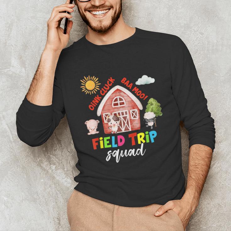 Farm Field Trip Squad Field Day 2025 Teachers Students Unisex Long Sleeve T-Shirt, funny gift Farm Field Trip Squad Field Day 2025 Teachers Students Unisex Long Sleeve T-Shirt, funny gift