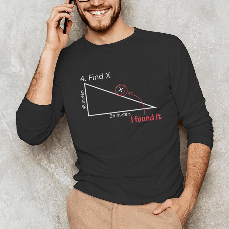 Find X Math Teacher Graphic Sarcastic Novelty Dad Joke Unisex Long Sleeve T-Shirt, funny gift Find X Math Teacher Graphic Sarcastic Novelty Dad Joke Unisex Long Sleeve T-Shirt, funny gift