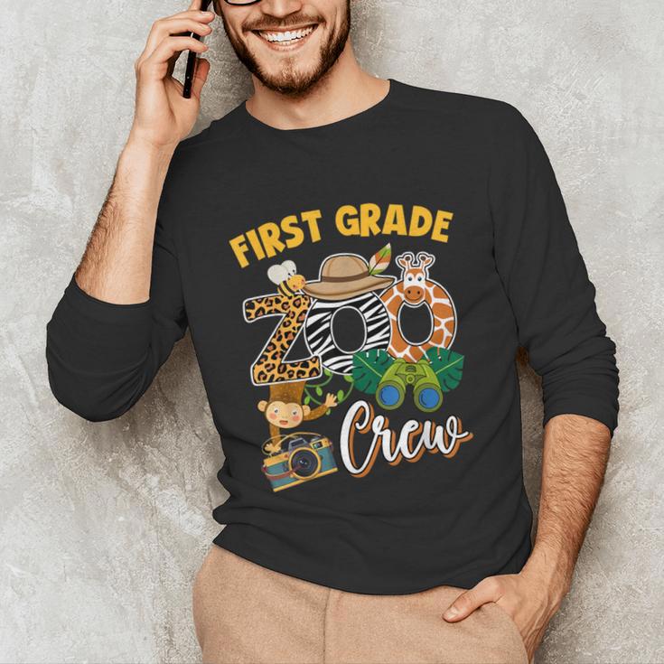 First Grade Zoo Field Trip Squad Matching Teacher Students Unisex Long Sleeve T-Shirt, funny gift