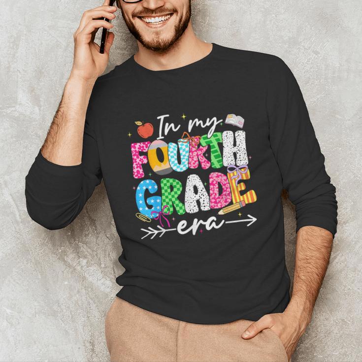 In My Fourth Grade Era 4th Grade Girl Teacher Back To School Unisex Long Sleeve T-Shirt, funny gift In My Fourth Grade Era 4th Grade Girl Teacher Back To School Unisex Long Sleeve T-Shirt, funny gift