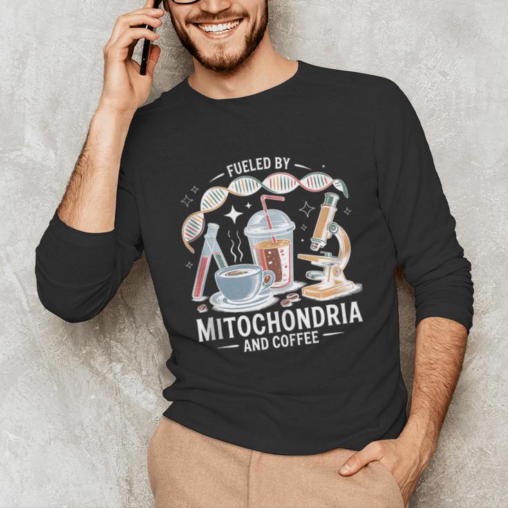Fueled By Mitochondria Coffee Science Teacher Student Unisex Long Sleeve T-Shirt, funny gift Fueled By Mitochondria Coffee Science Teacher Student Unisex Long Sleeve T-Shirt, funny gift