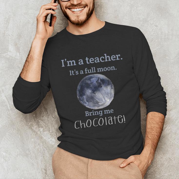 Full Moon Teacher Humor For Men Women Girls Kids Unisex Long Sleeve T-Shirt, funny gift Full Moon Teacher Humor For Men Women Girls Kids Unisex Long Sleeve T-Shirt, funny gift