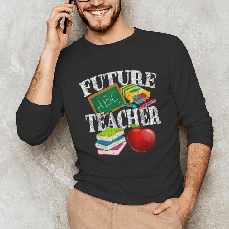 Future Teacher With Canyon And Book Teacher Men Women Girls Kids Unisex Long Sleeve T-Shirt, funny gift Future Teacher With Canyon And Book Teacher Men Women Girls Kids Unisex Long Sleeve T-Shirt, funny gift