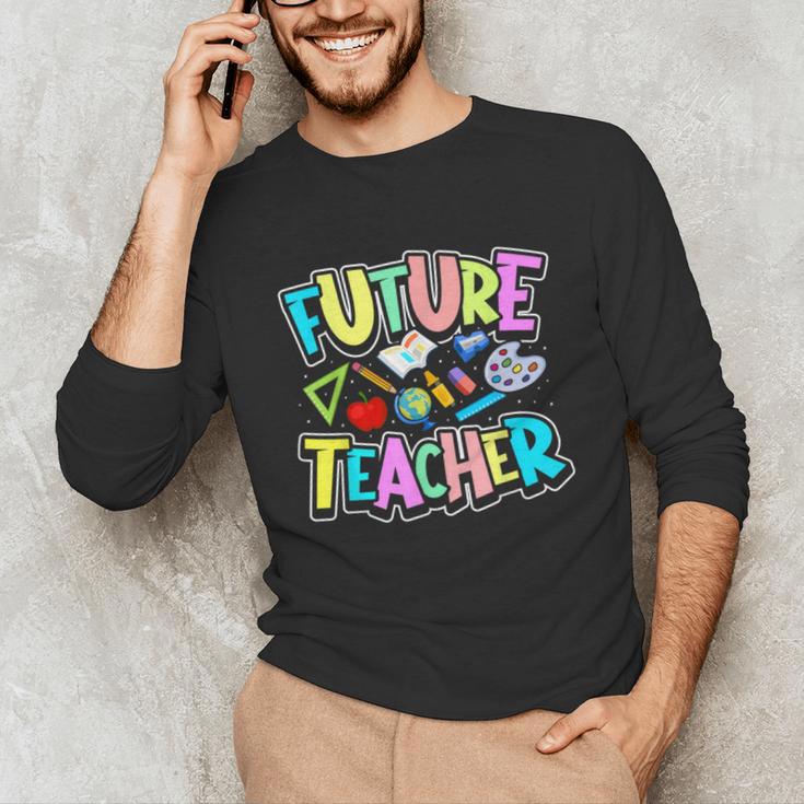 Future Teacher Kid's Career Unisex Long Sleeve T-Shirt, funny gift