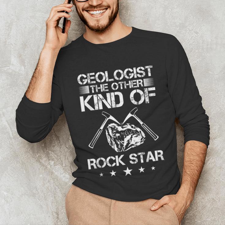 Geology Outfit Geology Teacher Geology Department Geologist Unisex Long Sleeve T-Shirt, funny gift