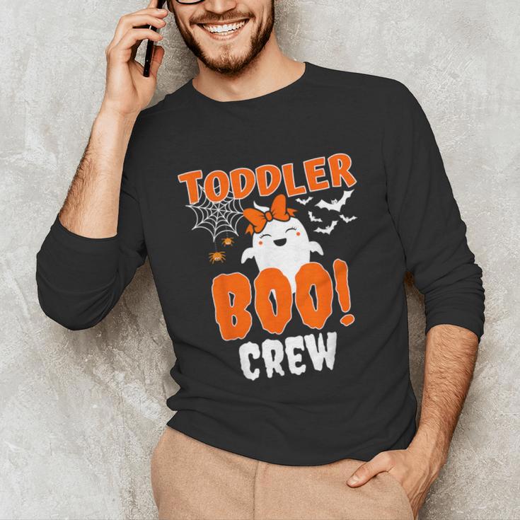Girl Toddler Boo Crew Daycare Teacher Halloween Party Unisex Long Sleeve T-Shirt, funny gift