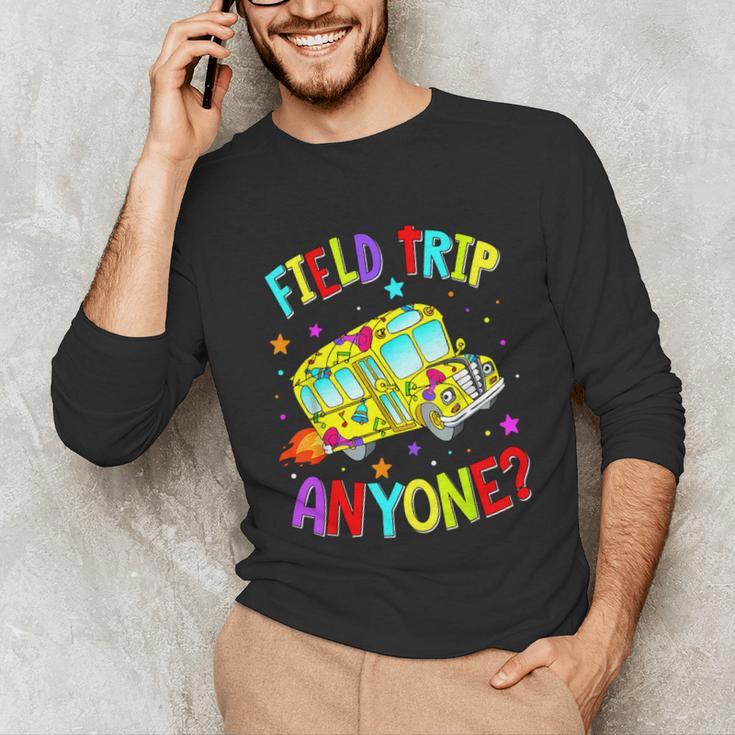 Groovy Field Trip Anyone Happy Field Day For Teachers Kids Unisex Long Sleeve T-Shirt, funny gift Groovy Field Trip Anyone Happy Field Day For Teachers Kids Unisex Long Sleeve T-Shirt, funny gift