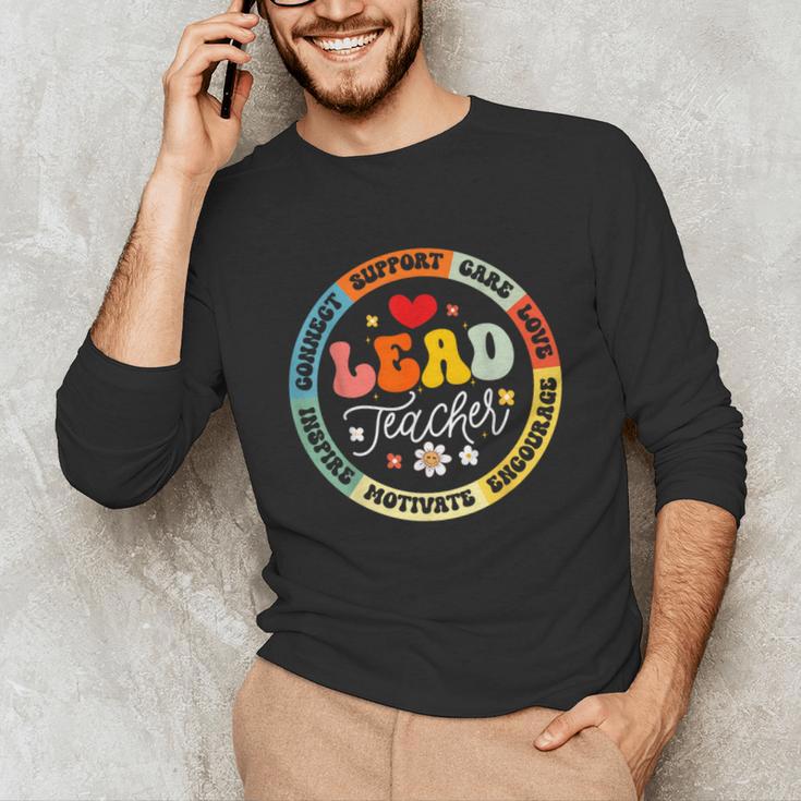 Groovy Lead Teacher Appreciation Back To School Unisex Long Sleeve T-Shirt, funny gift