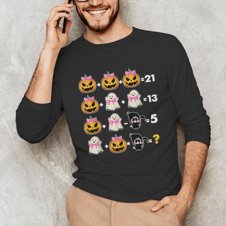 Halloween Math Teacher Men Women Order Of Operations Unisex Long Sleeve T-Shirt, funny gift Halloween Math Teacher Men Women Order Of Operations Unisex Long Sleeve T-Shirt, funny gift