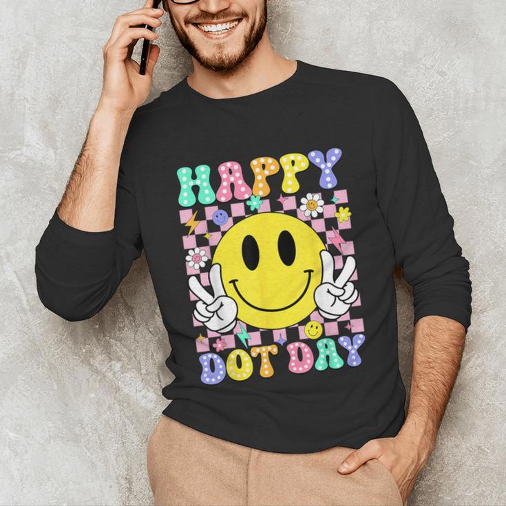 Happy Dot Day Shirts Teacher Student Girls Kids Smile Face Unisex Long Sleeve T-Shirt, funny gift Happy Dot Day Shirts Teacher Student Girls Kids Smile Face Unisex Long Sleeve T-Shirt, funny gift