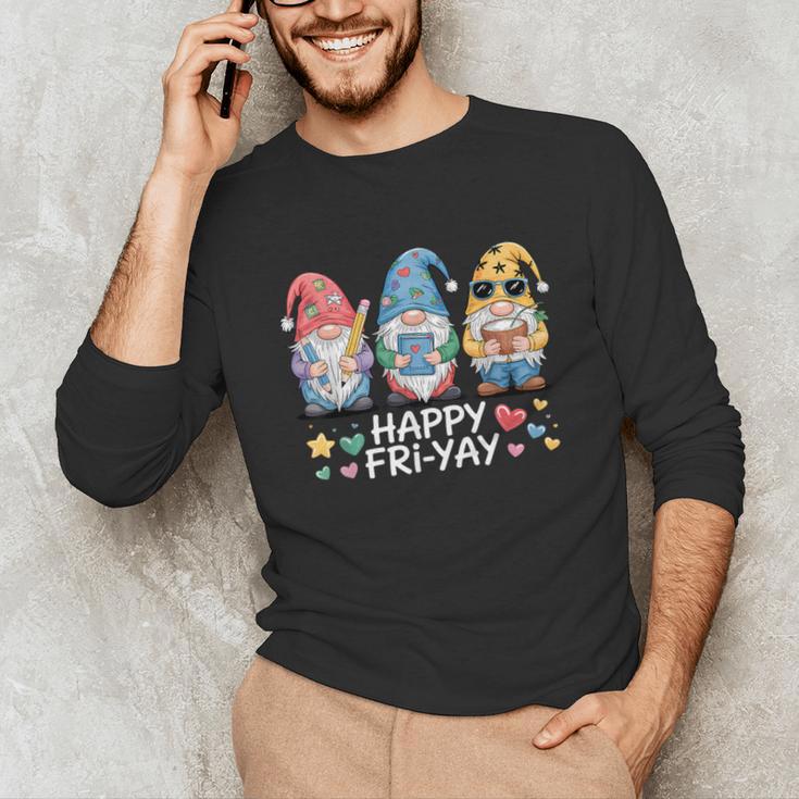 Happy Fri-Yay Teacher Fry Yay Friday Weekend Fri-Yay Unisex Long Sleeve T-Shirt, funny gift Happy Fri-Yay Teacher Fry Yay Friday Weekend Fri-Yay Unisex Long Sleeve T-Shirt, funny gift