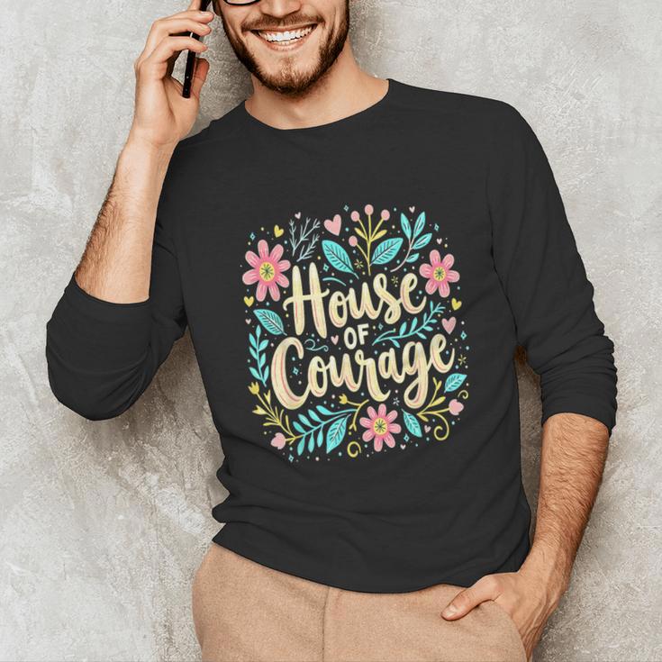 House Of Courage Flowers RCA School Teacher Student Tee Unisex Long Sleeve T-Shirt, funny gift House Of Courage Flowers RCA School Teacher Student Tee Unisex Long Sleeve T-Shirt, funny gift