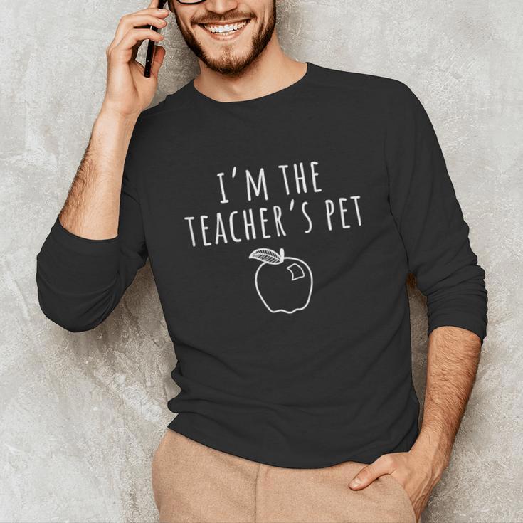 I'm The Teacher's Pet Men Women Kids Unisex Long Sleeve T-Shirt, funny gift I'm The Teacher's Pet Men Women Kids Unisex Long Sleeve T-Shirt, funny gift