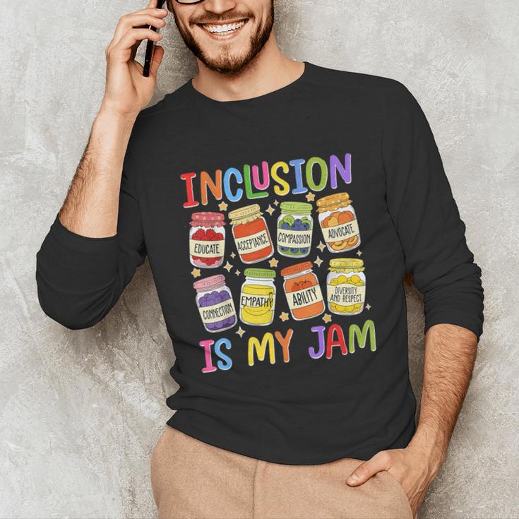 Inclusion Is My Jam SPED Teacher Special Education Teacher Unisex Long Sleeve T-Shirt, funny gift Inclusion Is My Jam SPED Teacher Special Education Teacher Unisex Long Sleeve T-Shirt, funny gift