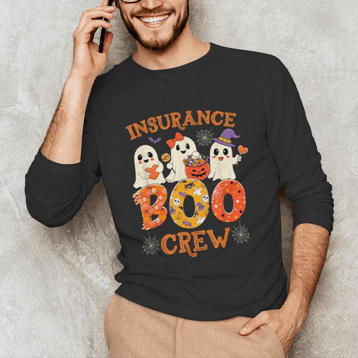 Insurance Boo Crew Halloween Spooky Costume Teacher Unisex Long Sleeve T-Shirt, funny gift Insurance Boo Crew Halloween Spooky Costume Teacher Unisex Long Sleeve T-Shirt, funny gift