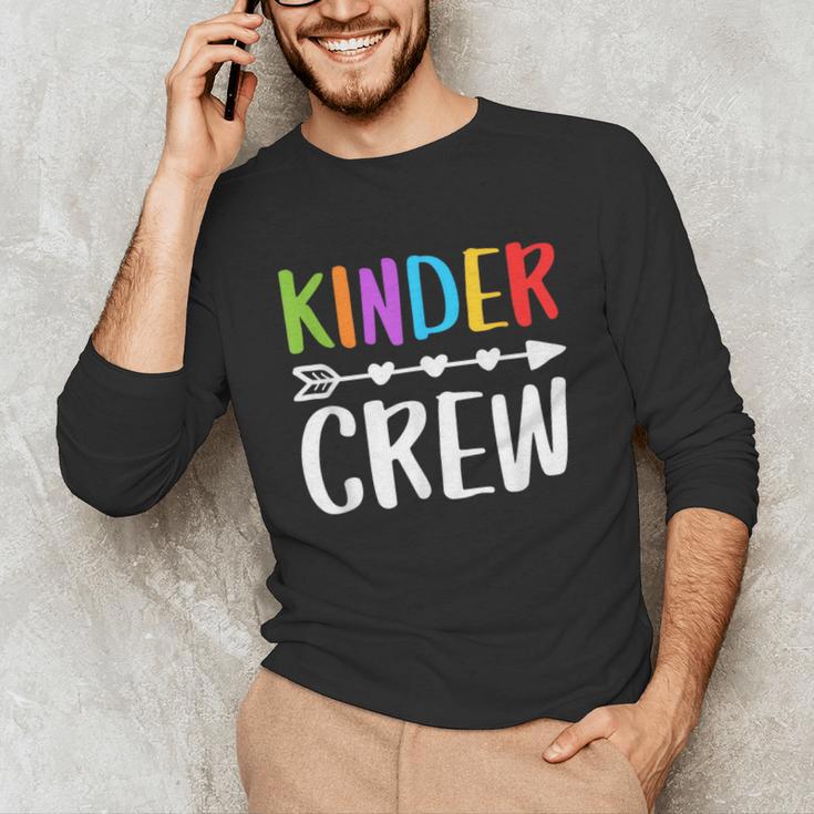 Kinder Crew Shirt Kindergarten Boy Girl Student Teacher Unisex Long Sleeve T-Shirt, funny gift Kinder Crew Shirt Kindergarten Boy Girl Student Teacher Unisex Long Sleeve T-Shirt, funny gift