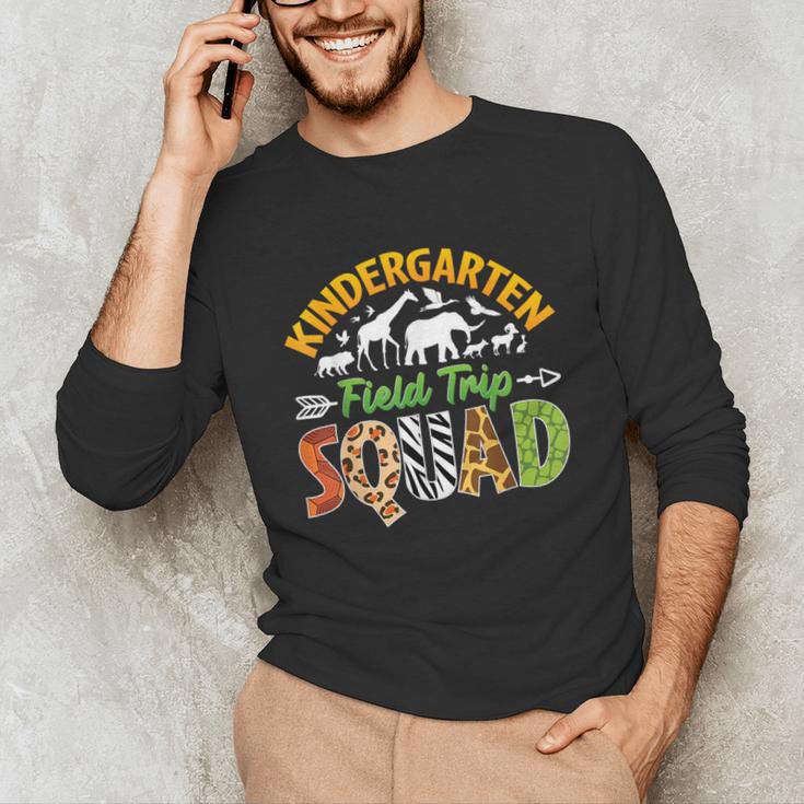 Kindergarten Zoo Field Trip Squad Matching Teacher Students Unisex Long Sleeve T-Shirt, funny gift Kindergarten Zoo Field Trip Squad Matching Teacher Students Unisex Long Sleeve T-Shirt, funny gift