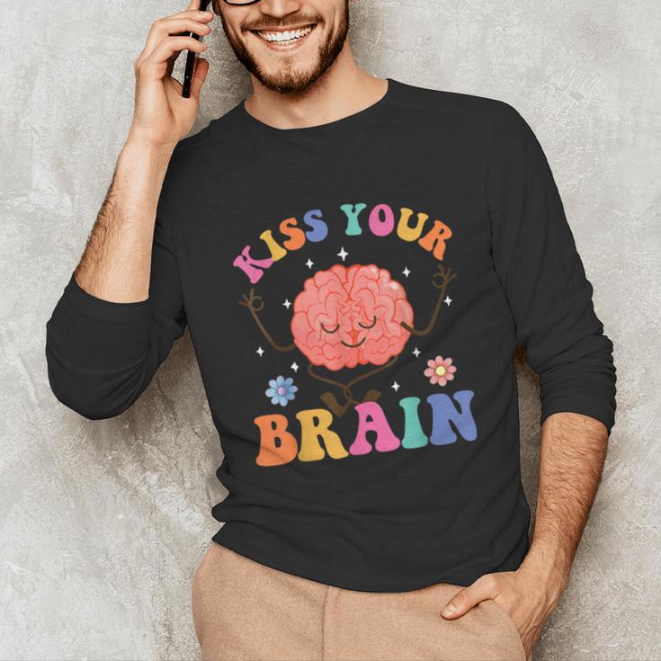 Kiss Your Brain Sped Teacher Appreciation Back To School Kid Unisex Long Sleeve T-Shirt, funny gift Kiss Your Brain Sped Teacher Appreciation Back To School Kid Unisex Long Sleeve T-Shirt, funny gift
