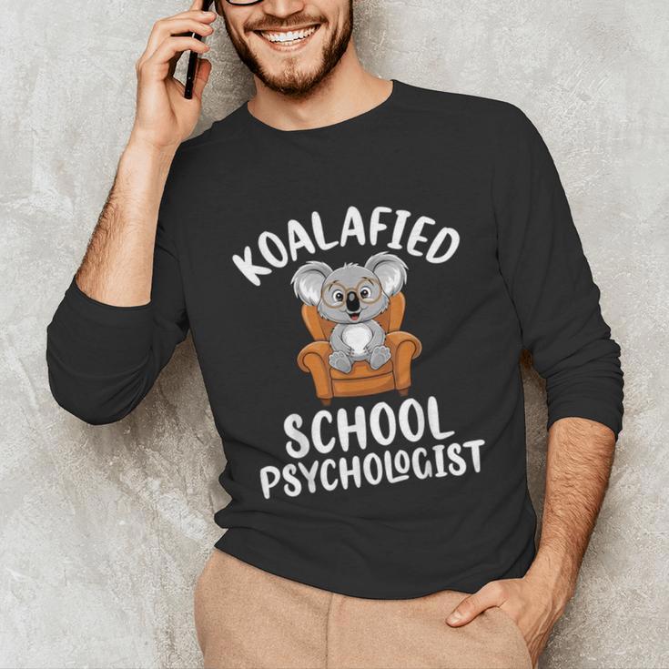 Koalafied School Psychologist Koala Lover Psychology Teacher Unisex Long Sleeve T-Shirt, funny gift Koalafied School Psychologist Koala Lover Psychology Teacher Unisex Long Sleeve T-Shirt, funny gift