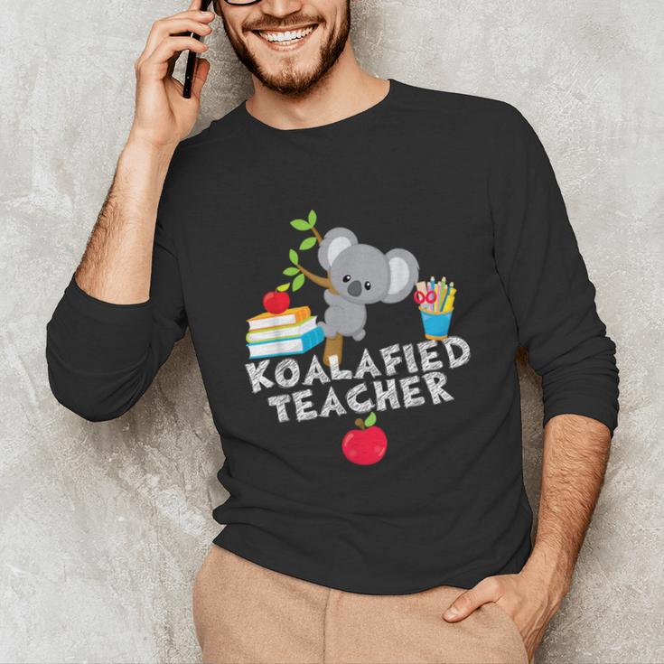 Koalafied Teacher Proud School Teacher Koala Cute T-Shirt Unisex Long Sleeve T-Shirt, funny gift