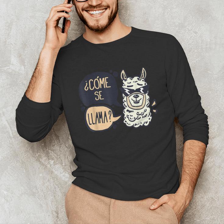 Llama Shirt English Teacher School Student ESL Joke Unisex Long Sleeve T-Shirt, funny gift Llama Shirt English Teacher School Student ESL Joke Unisex Long Sleeve T-Shirt, funny gift