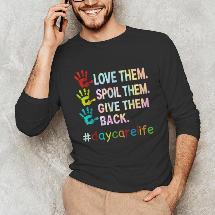 Love Daycare Provider Childcare Teacher Tie Dye Unisex Long Sleeve T-Shirt, funny gift Love Daycare Provider Childcare Teacher Tie Dye Unisex Long Sleeve T-Shirt, funny gift