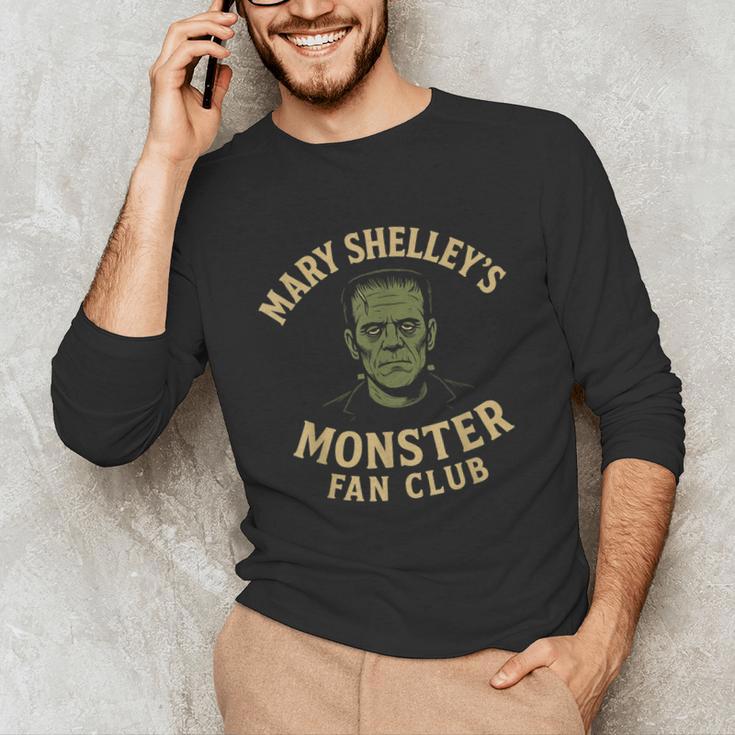 Mary Shelley's Monster Fan Club Gothic Horror Parody Unisex Long Sleeve T-Shirt, funny gift