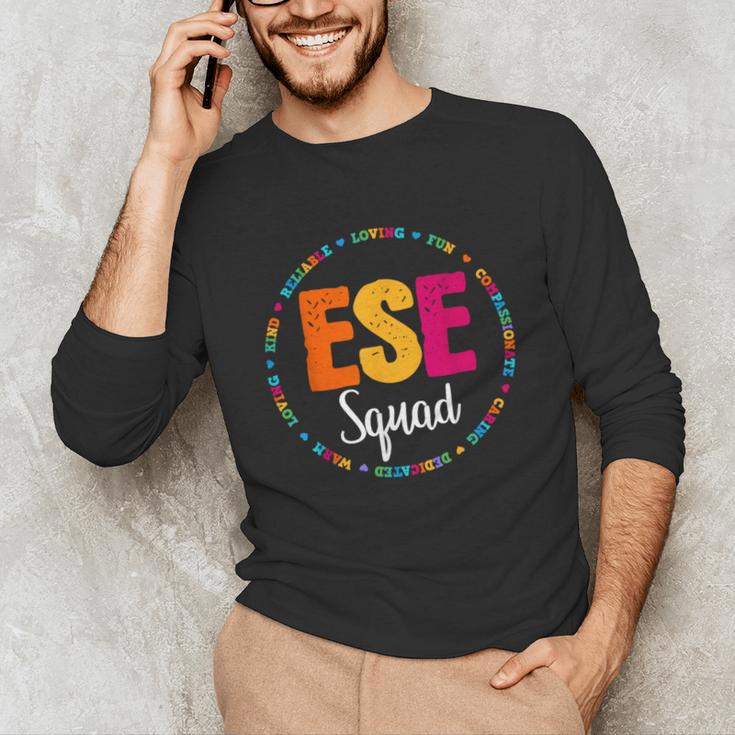 Matching ESE Squad First Last Day Team Teacher Student Tribe Unisex Long Sleeve T-Shirt, funny gift