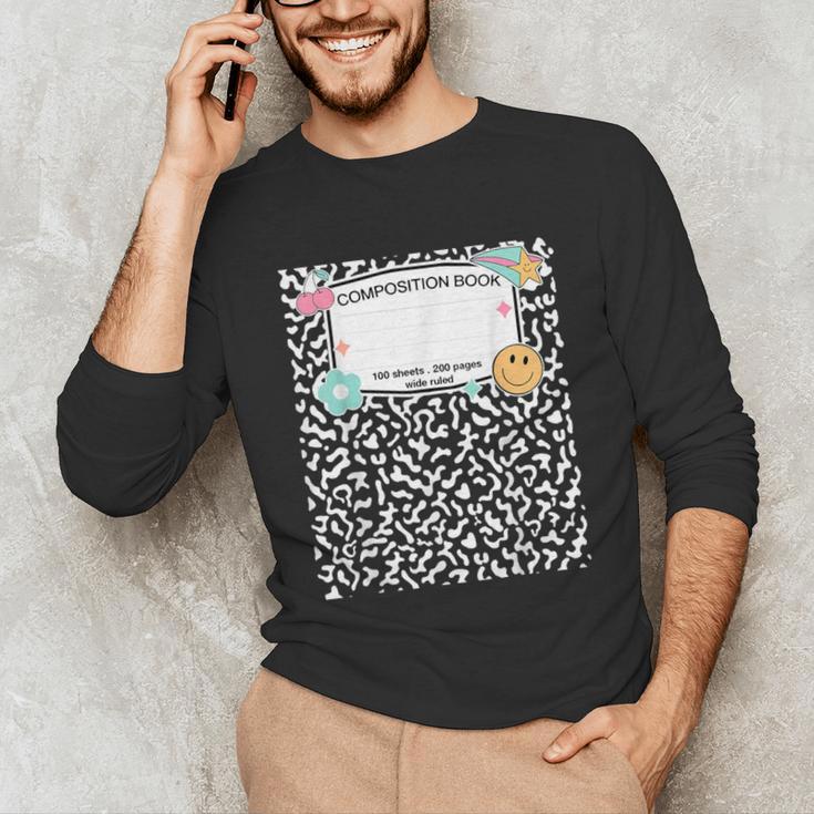 Matching Group Halloween Teacher Composition Book Notebook Unisex Long Sleeve T-Shirt, funny gift Matching Group Halloween Teacher Composition Book Notebook Unisex Long Sleeve T-Shirt, funny gift