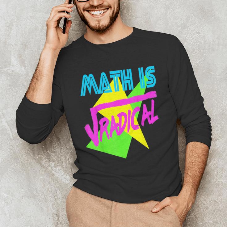 Math Is Radical Retro 80s Vintage Algebra Teacher Unisex Long Sleeve T-Shirt, funny gift Math Is Radical Retro 80s Vintage Algebra Teacher Unisex Long Sleeve T-Shirt, funny gift