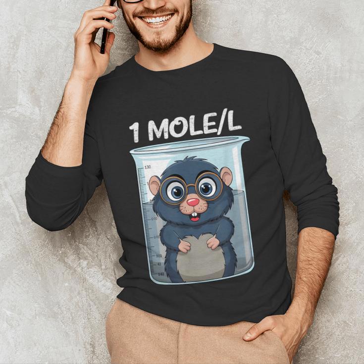 Mole Chemistry Chemist Student Science Teacher Unisex Long Sleeve T-Shirt, funny gift