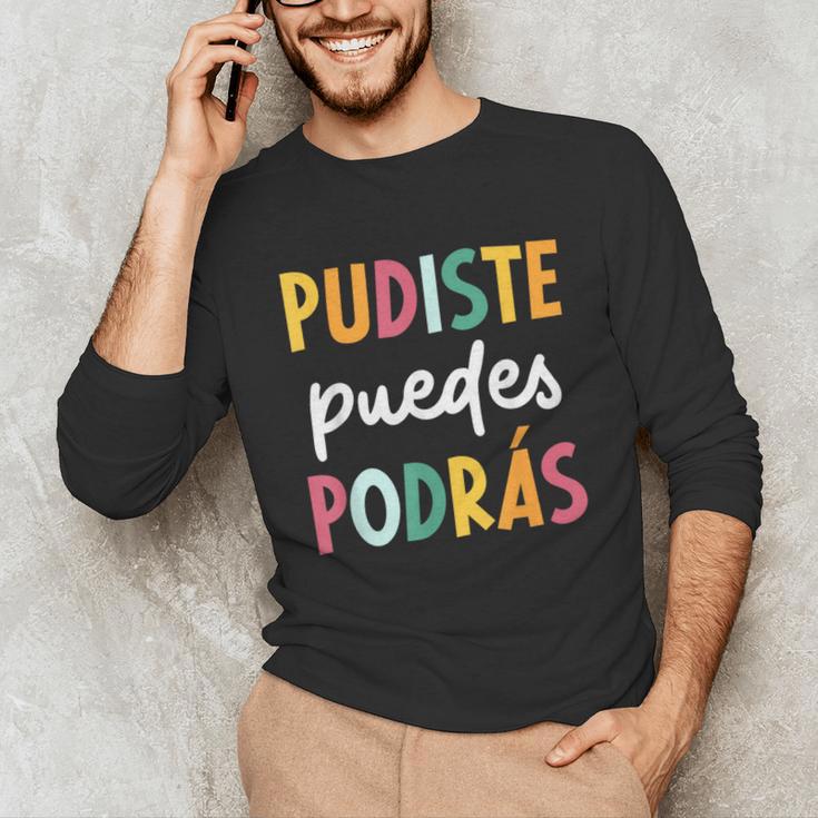 Multilingual Hispanic Heritage Spanish Teacher Maestra Unisex Long Sleeve T-Shirt, funny gift Multilingual Hispanic Heritage Spanish Teacher Maestra Unisex Long Sleeve T-Shirt, funny gift