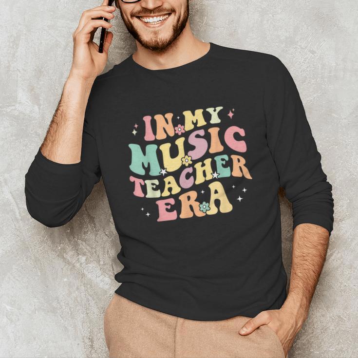 In My Music Teacher Era Retro Back To School Musician Band Men Women Unisex Long Sleeve T-Shirt, funny gift In My Music Teacher Era Retro Back To School Musician Band Men Women Unisex Long Sleeve T-Shirt, funny gift
