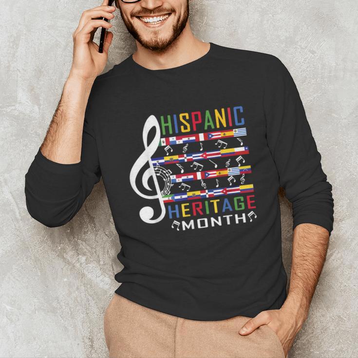 Music Teacher Kid National Hispanic Heritage Month Unisex Long Sleeve T-Shirt, funny gift Music Teacher Kid National Hispanic Heritage Month Unisex Long Sleeve T-Shirt, funny gift