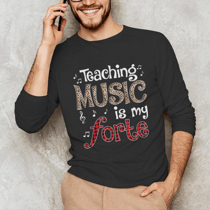 Music Teacher Teaching Music Is My Forte For Music Lovers Unisex Long Sleeve T-Shirt, funny gift Music Teacher Teaching Music Is My Forte For Music Lovers Unisex Long Sleeve T-Shirt, funny gift