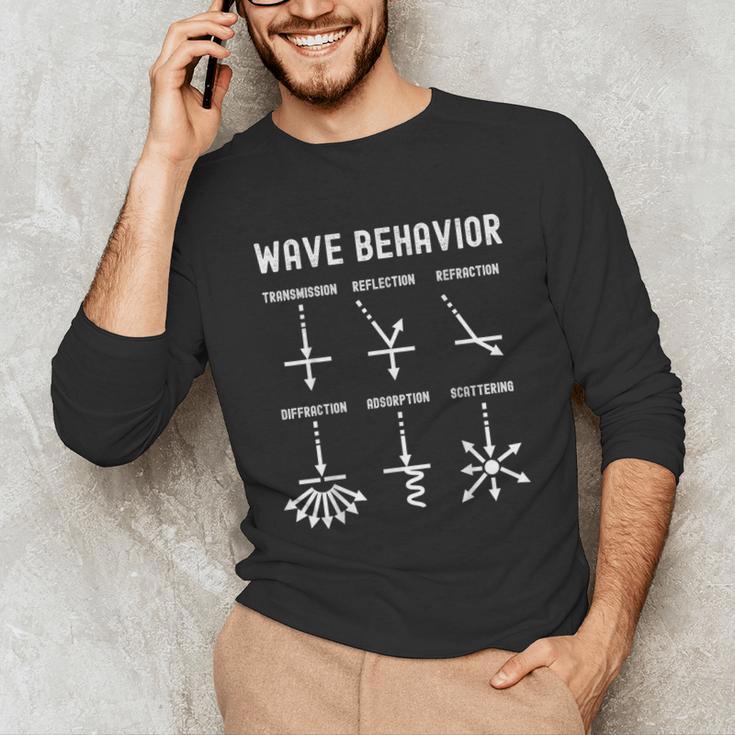 Nerdy Vintage Wave Behavior Physics Science Teacher Geek Men Women Girls Kids Unisex Long Sleeve T-Shirt, funny gift Nerdy Vintage Wave Behavior Physics Science Teacher Geek Men Women Girls Kids Unisex Long Sleeve T-Shirt, funny gift