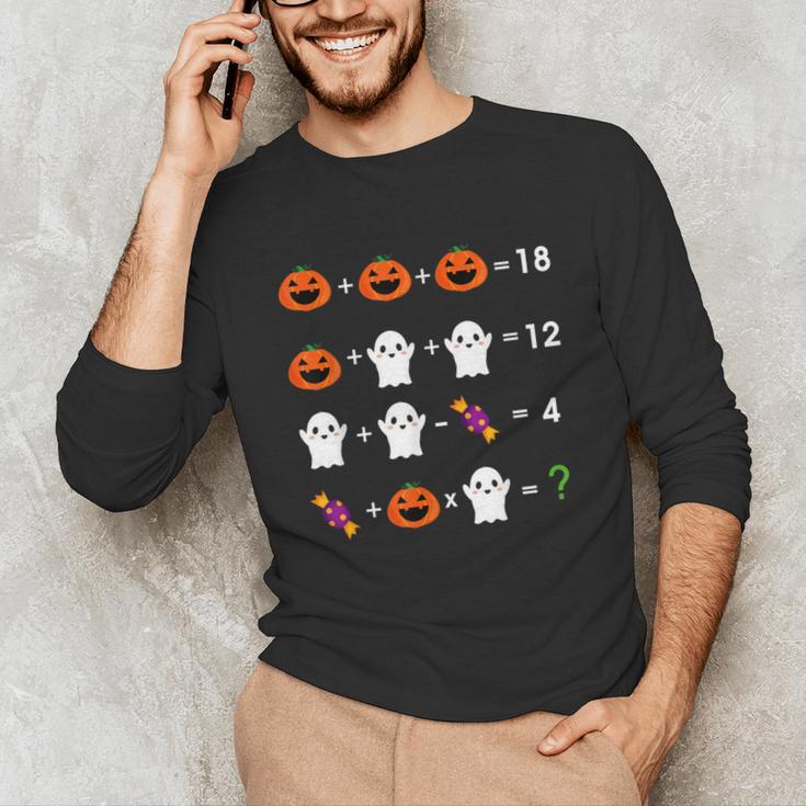Order Of Operations Halloween Quiz Math Teacher For Men Women Kids Unisex Long Sleeve T-Shirt, funny gift Order Of Operations Halloween Quiz Math Teacher For Men Women Kids Unisex Long Sleeve T-Shirt, funny gift