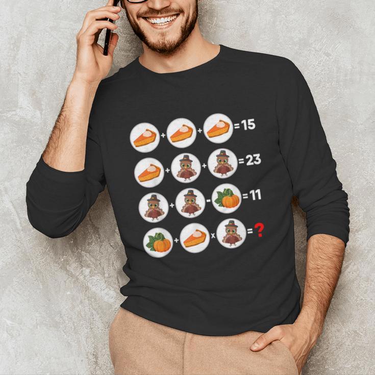 Order Of Operations Math Quiz Game Teacher Thanksgiving Unisex Long Sleeve T-Shirt, funny gift Order Of Operations Math Quiz Game Teacher Thanksgiving Unisex Long Sleeve T-Shirt, funny gift