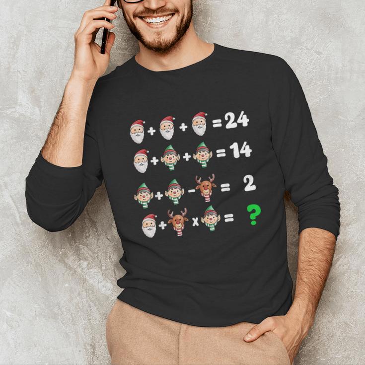 Order Of Operations Quiz Christmas Math Teacher Xmas Math Unisex Long Sleeve T-Shirt, funny gift Order Of Operations Quiz Christmas Math Teacher Xmas Math Unisex Long Sleeve T-Shirt, funny gift