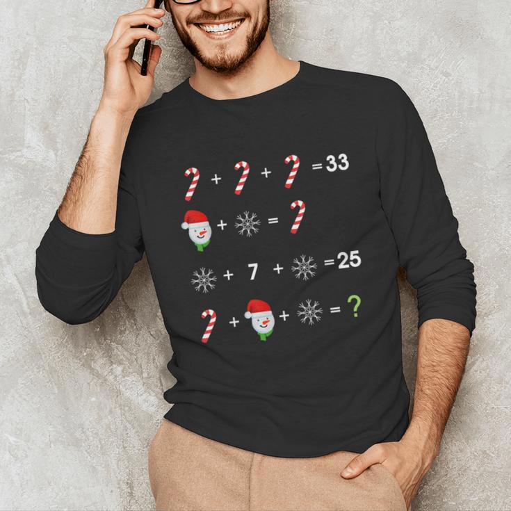 Order Of Operations Quiz Math Teacher Christmas Unisex Long Sleeve T-Shirt, funny gift