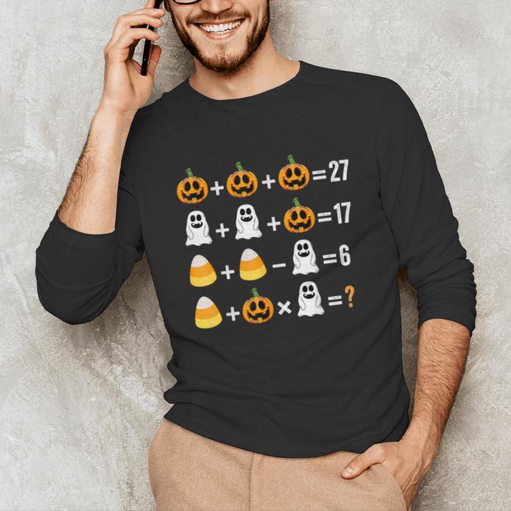 Order Of Operations Quiz Pumpkin Halloween Math Teacher Unisex Long Sleeve T-Shirt, funny gift Order Of Operations Quiz Pumpkin Halloween Math Teacher Unisex Long Sleeve T-Shirt, funny gift